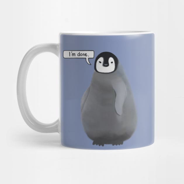 Grumpy Penguin by awesomesaucebysandy